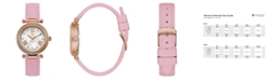 GUESS Gc Women's Prime Chic Pink Silicone Strap Watch 36mm